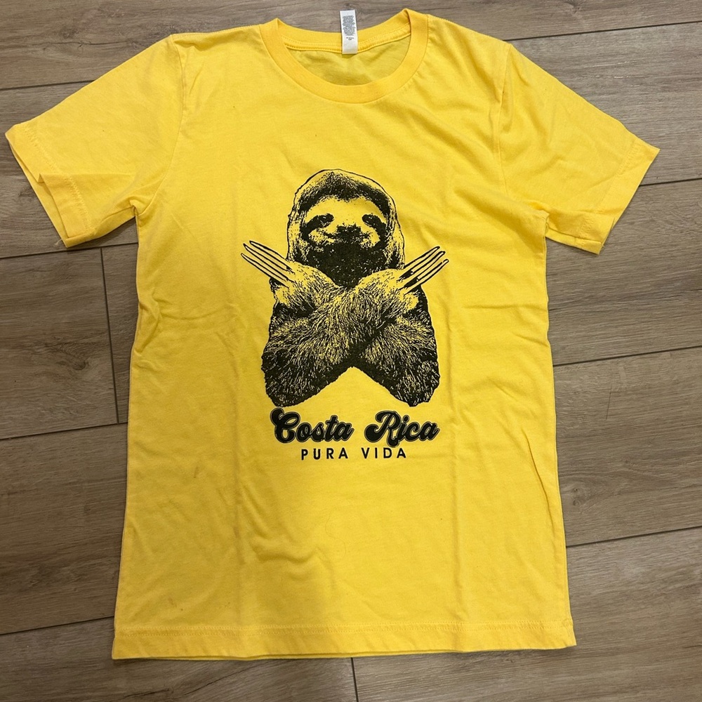 Yellow Costa Rica Pura Vida T-Shirt